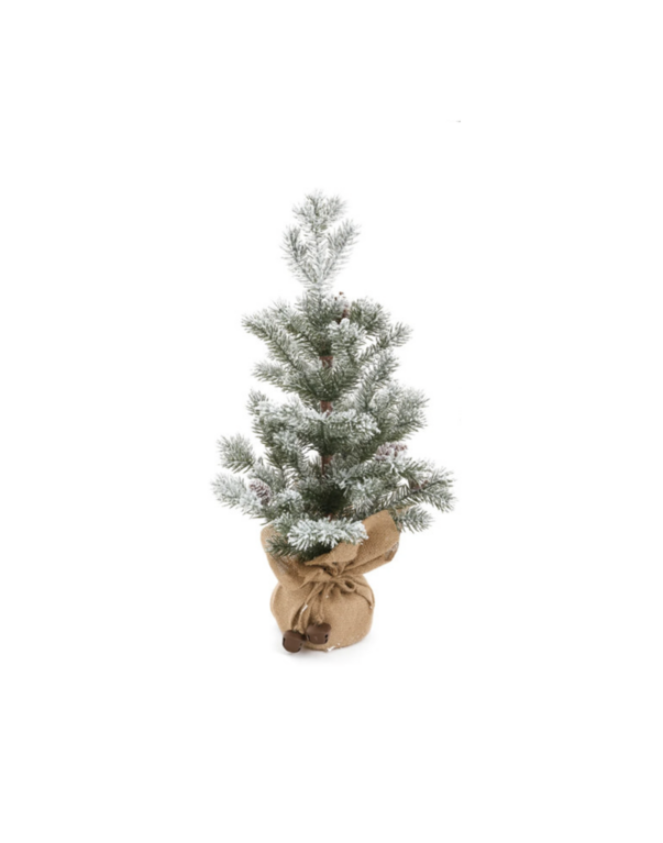 Sapin en sac de jute