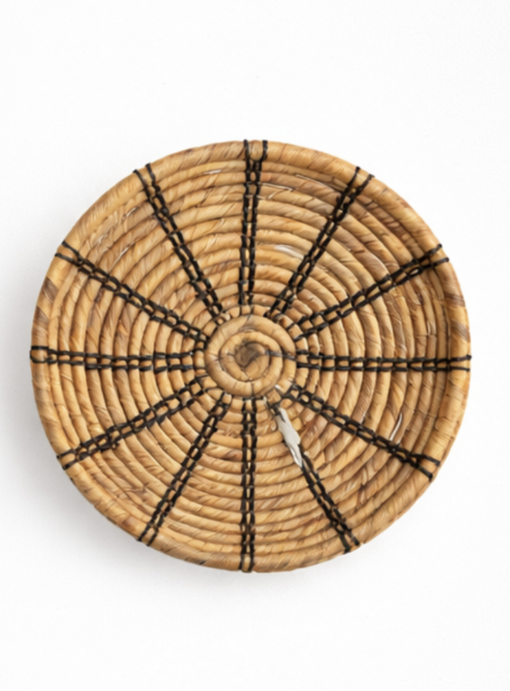 Black Woven wall basket