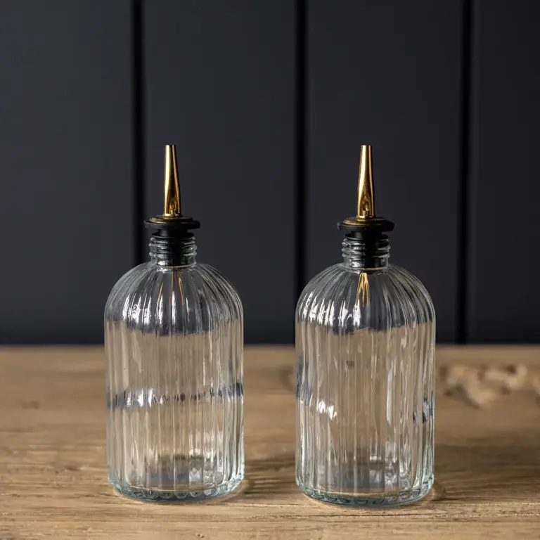 Luxe B Co Bouteille en verre pour huile d'olive ou vinaigre
