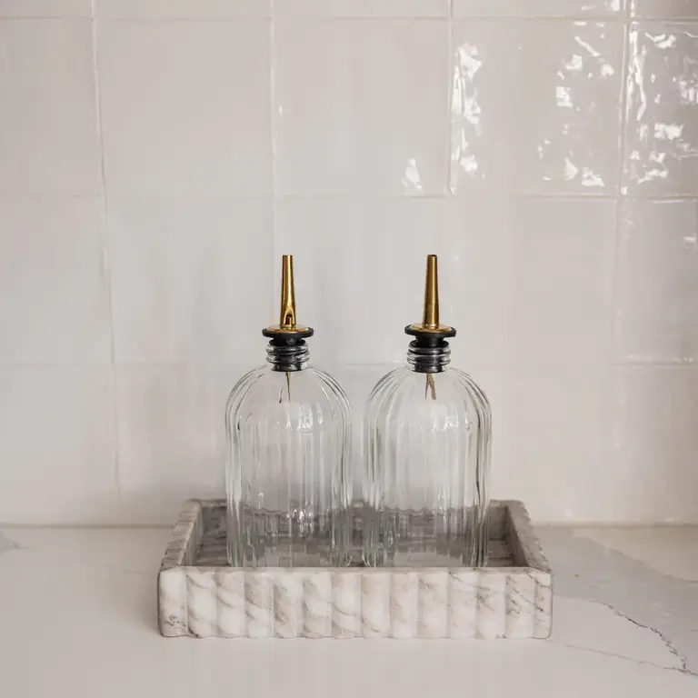 Luxe B Co Olive Oil & Vinegar Glass Bottle