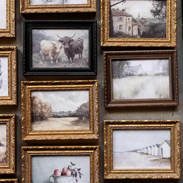 Luxe B Co Alpes suisses - Cadre doré