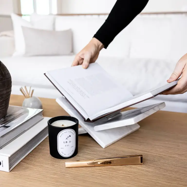 Luxe B Co Marble Book Stand