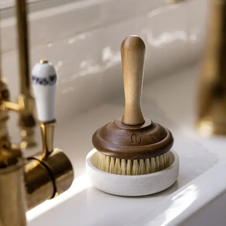 Luxe B Co Marble Soap & Brush Holder