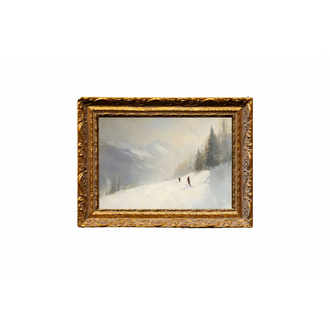 Luxe B Co Swiss Alps - Gold Frame