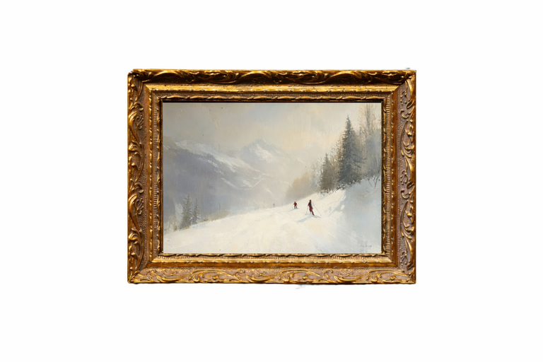 Luxe B Co Swiss Alps - Gold Frame