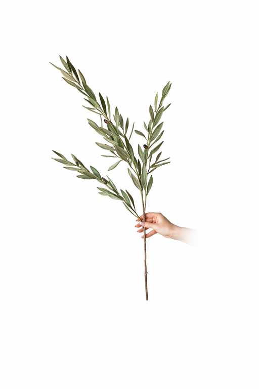 Luxe B Co Branches d'olivier artificielles vertes