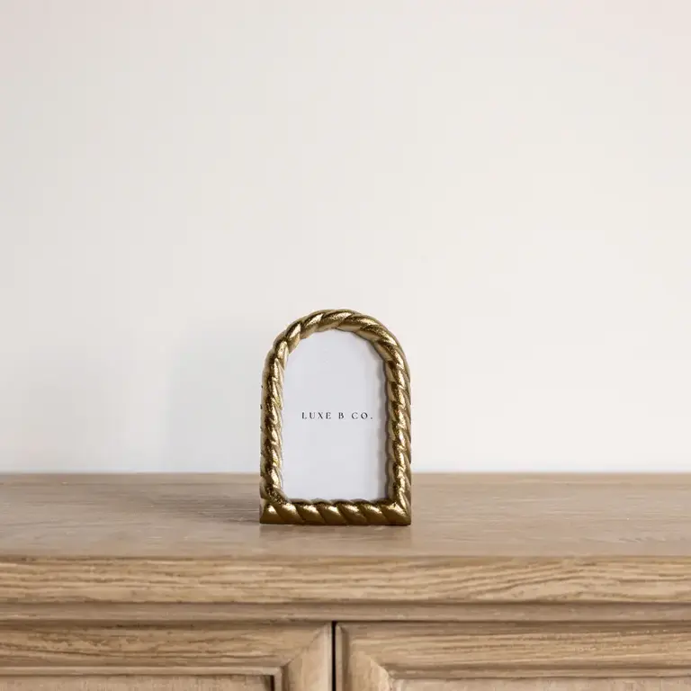 Luxe B Co Brushed brass photo frame