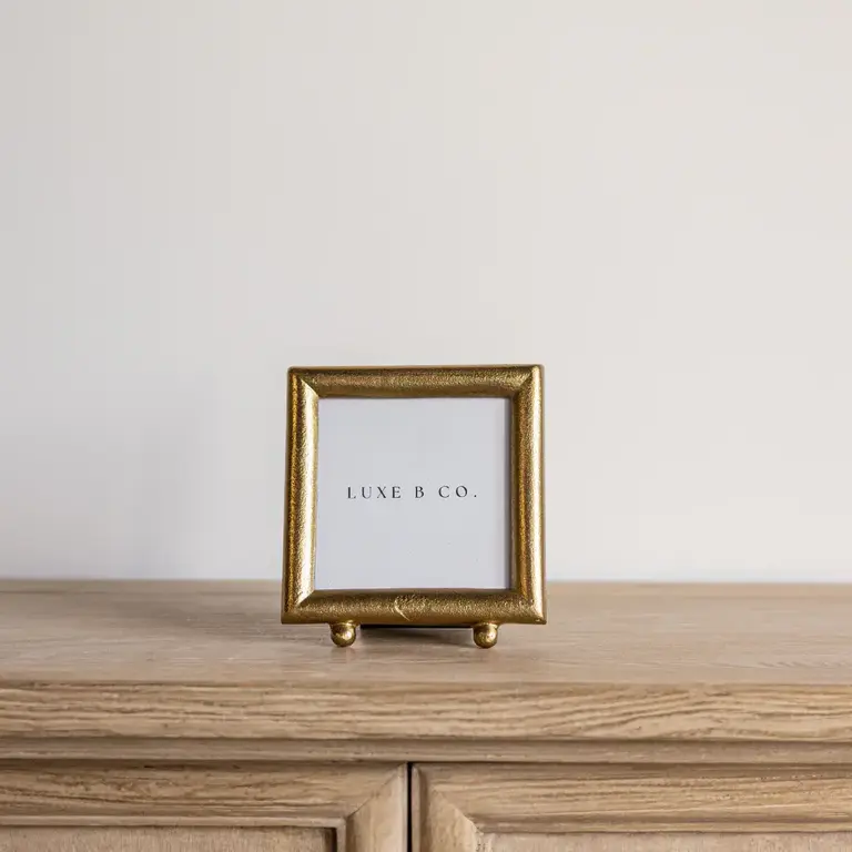 Luxe B Co Brushed brass photo frame