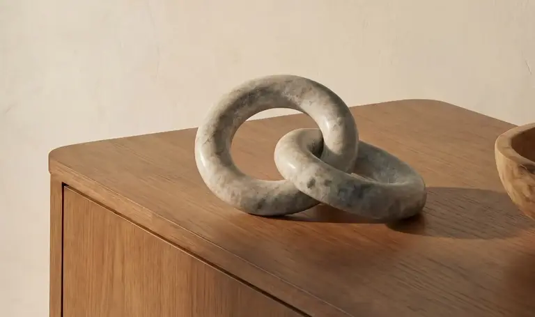 Moe's Home Hera Tabletop Decor Marble - Beige