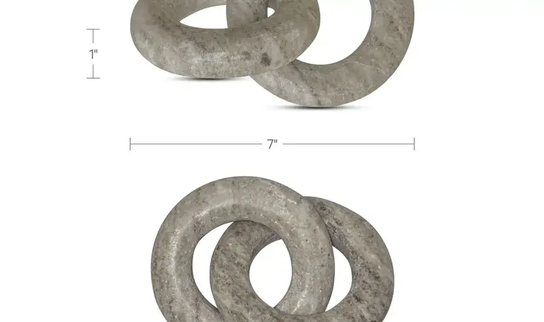 Moe's Home Décoration de table Hero Marbre - Beige