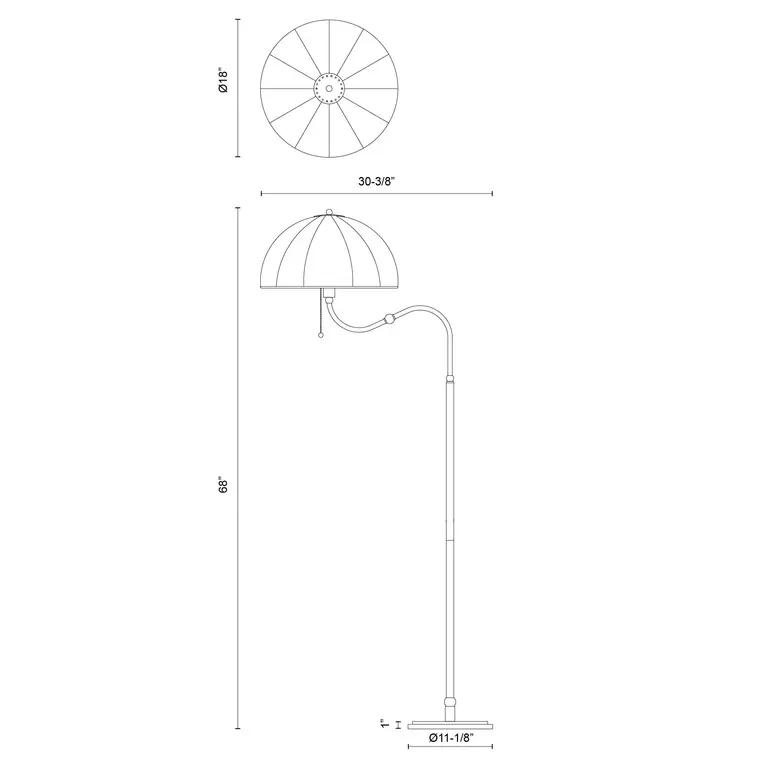 Kuzco Crosby Floor Lamp