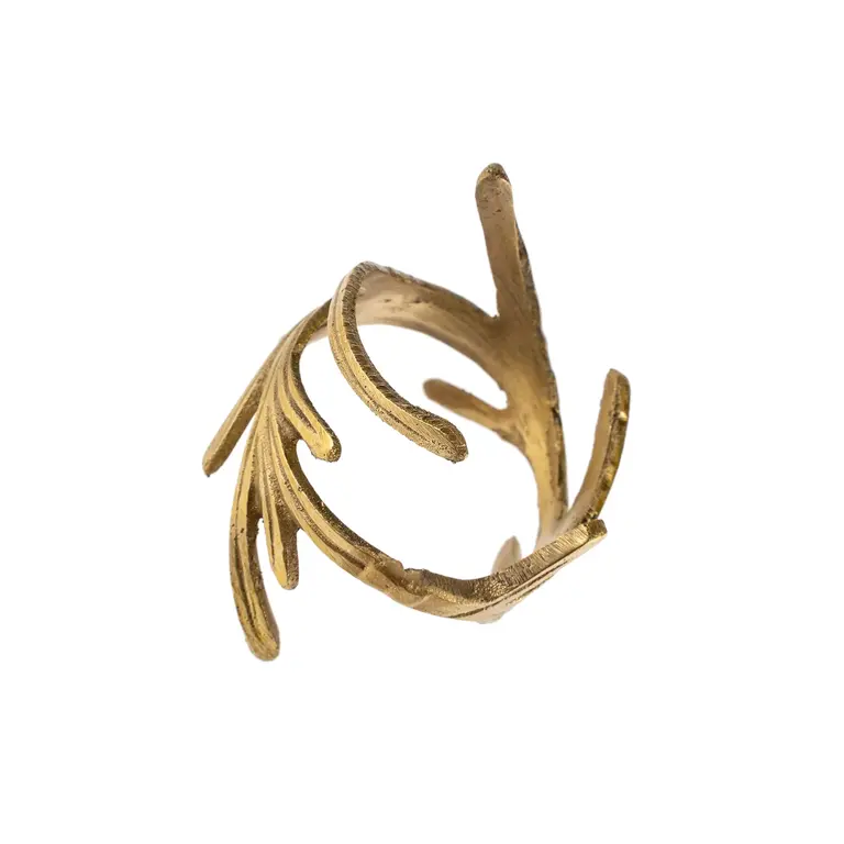 Vine Brass Napkin Ring