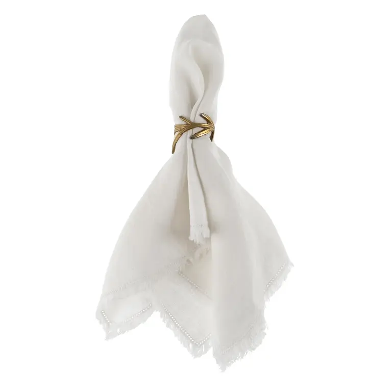 Anneau à serviette de laiton - Vigne