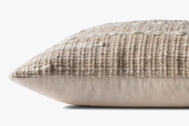 Loloi Rugs Wool Pillow - Ivory/Beige