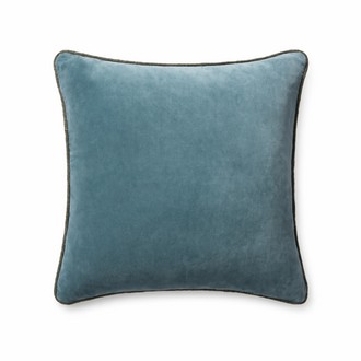 Chris loves Julia X Loloi rugs Liza Pillow - Blue