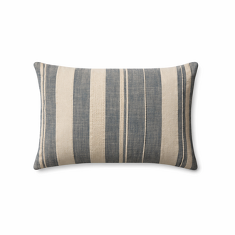 Coussin Mia - Ivoire / Denim