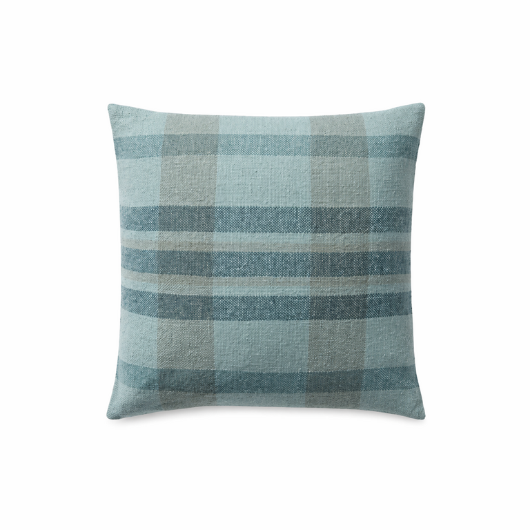 Chris Loves Julia × Loloi rugs Coussin Andi - Bleu / Multicolore