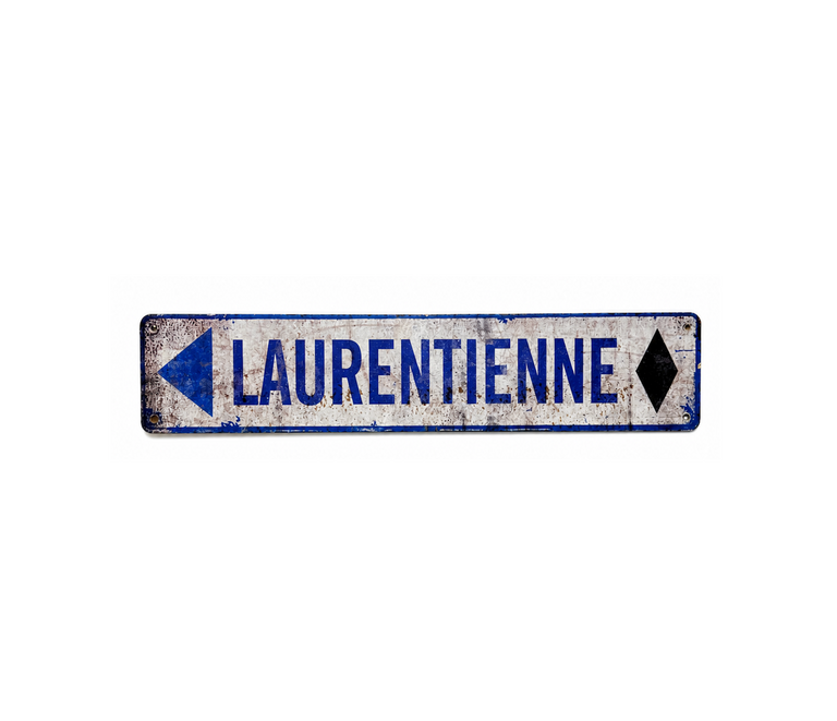 Ski slope sign