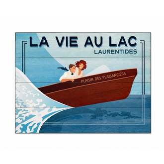 Enseigne "La Vie au Lac"