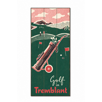 "Golf in Tremblant" sign