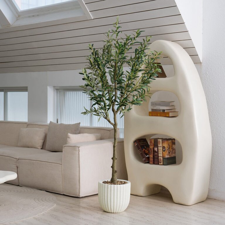 Arbre Olivier en pot Beige