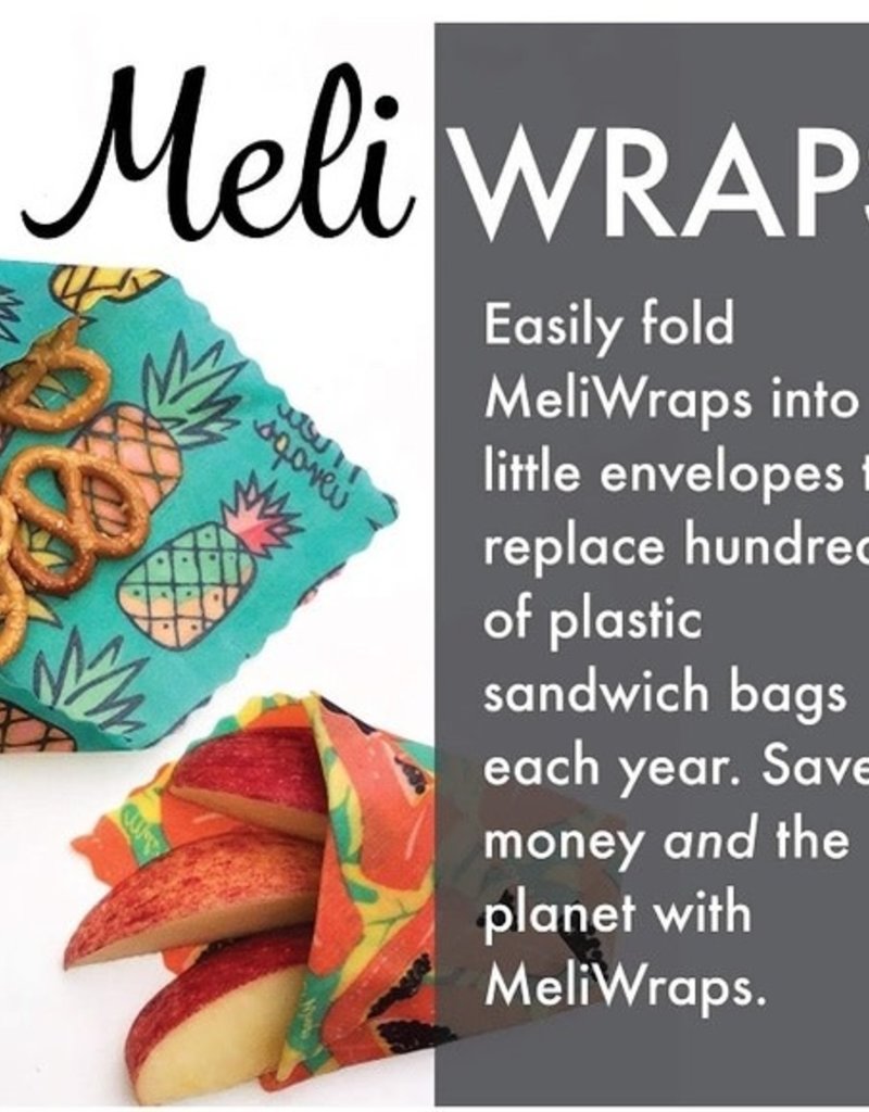 Meli Reusable Beeswax Food Wrap 3 Pack