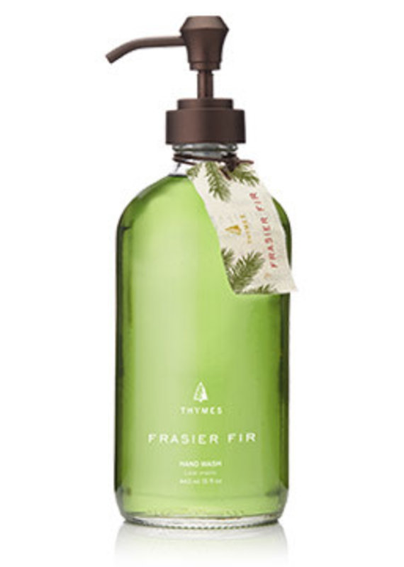 Thymes Frasier Fir Hand Wash - 15 oz. Glass Bottle