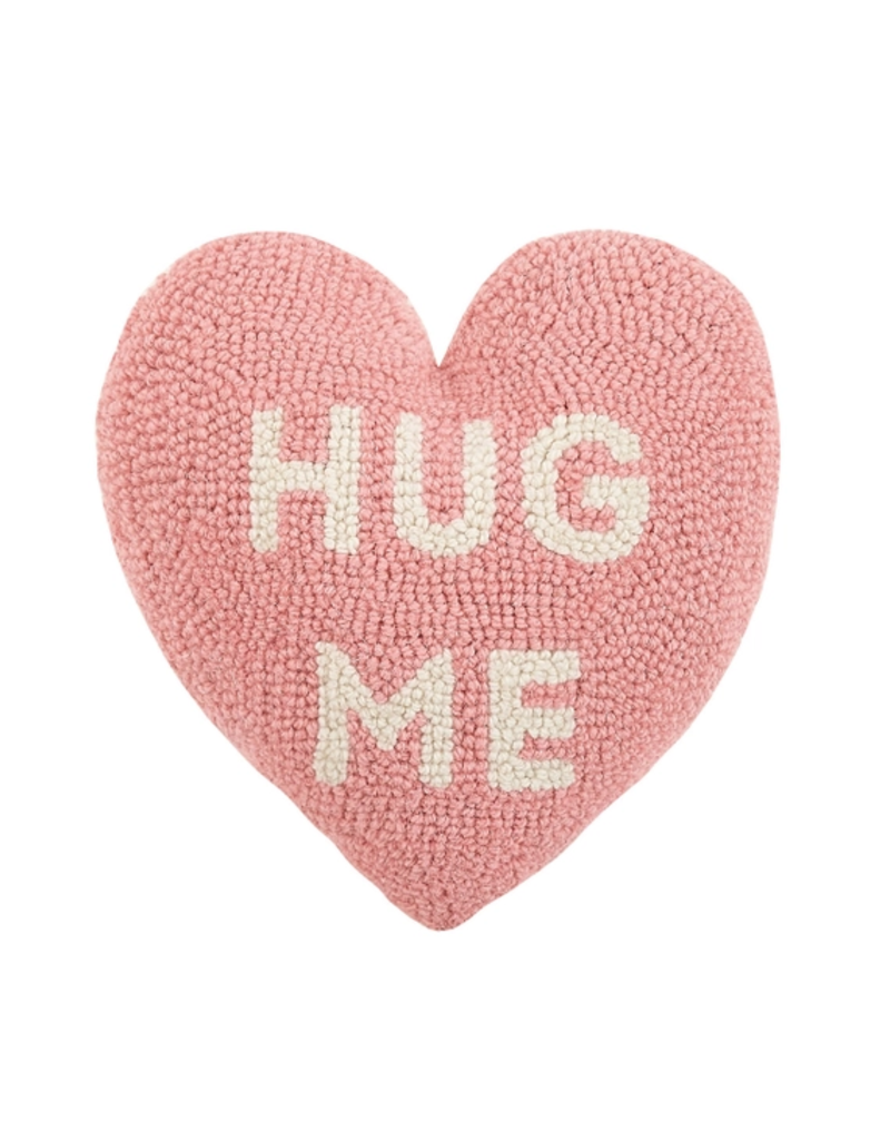HUG ME Rug Hook Pillow