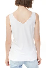 Charlie B Stretch Bamboo Tank - White