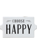 Creative Co-Op Metal Wall Decor - Choose Happy