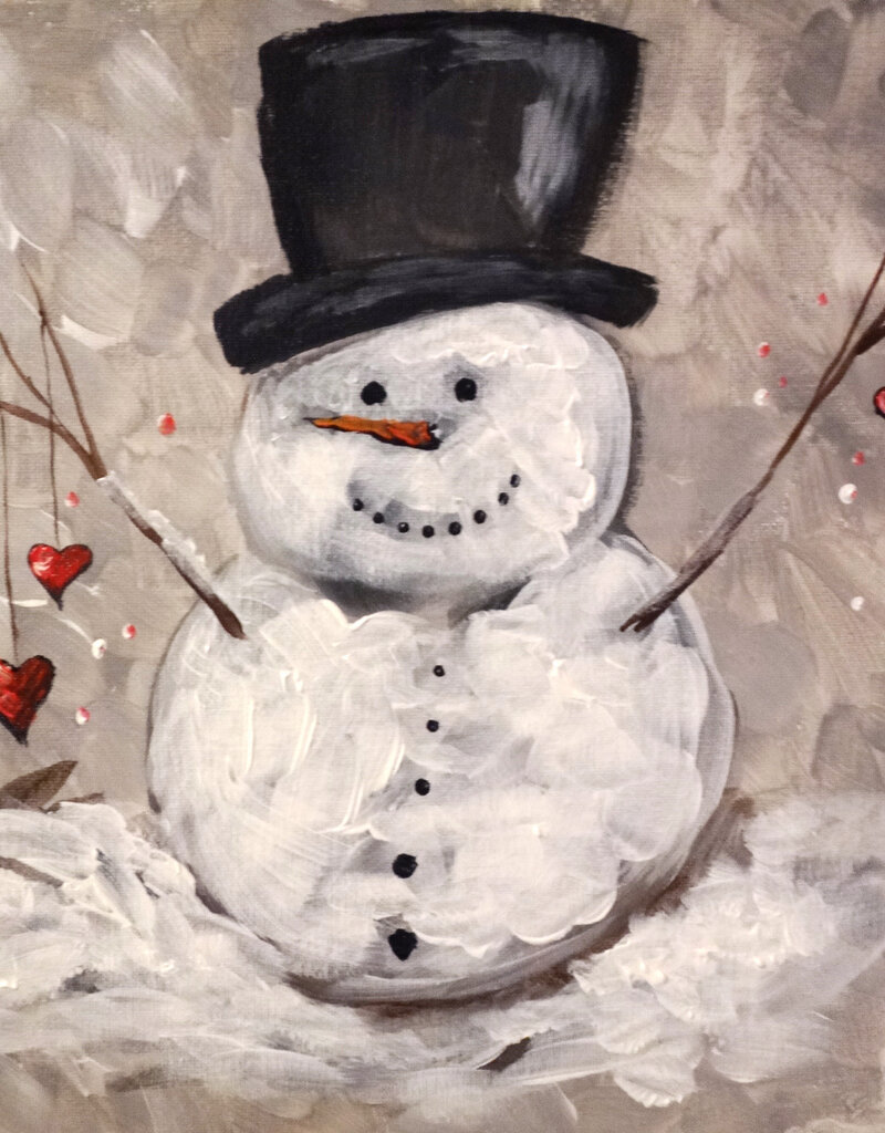 The Cellar @ Linnea's  - Artvana Snowman Painting Class