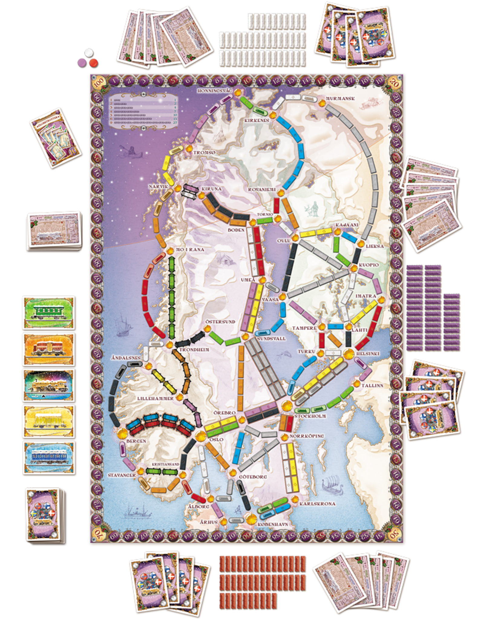 Days of Wonder Ticket to Ride: Nordic Countries