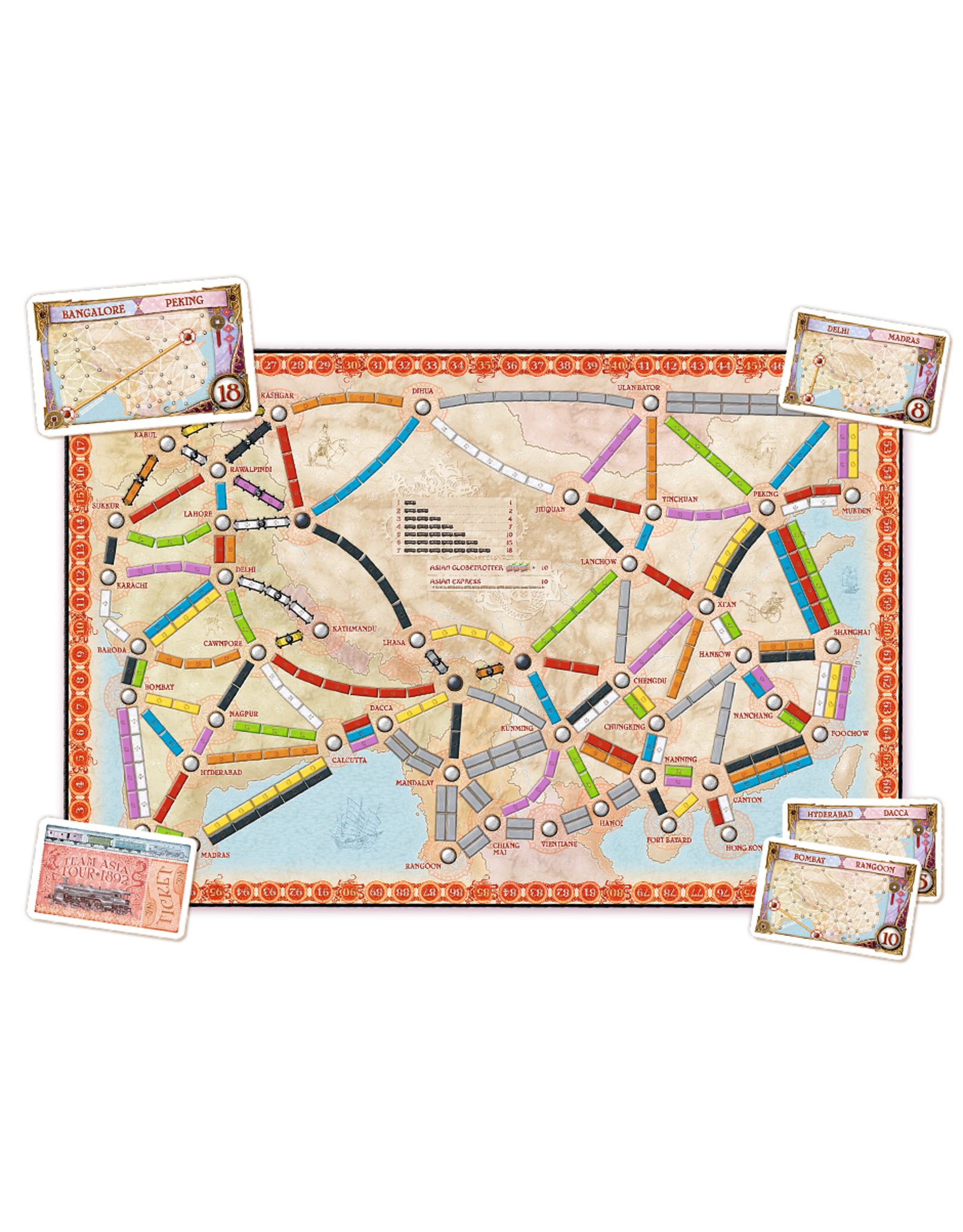 Days of Wonder Ticket to Ride: Map Collection Volume 1 - Asia + Legendary Asia