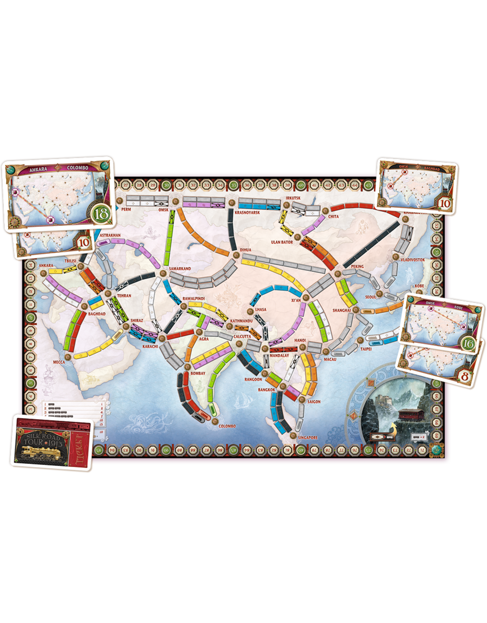 Days of Wonder Ticket to Ride: Map Collection Volume 1 - Asia + Legendary Asia