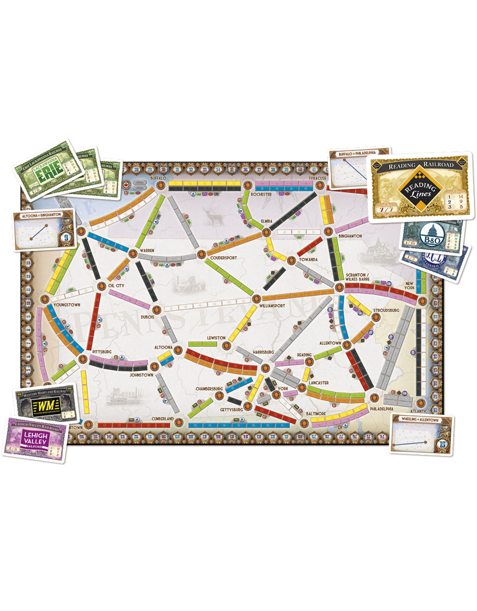 Days of Wonder Ticket to Ride: Map Collection Volume 5 - United Kingdom + Pennsylvania