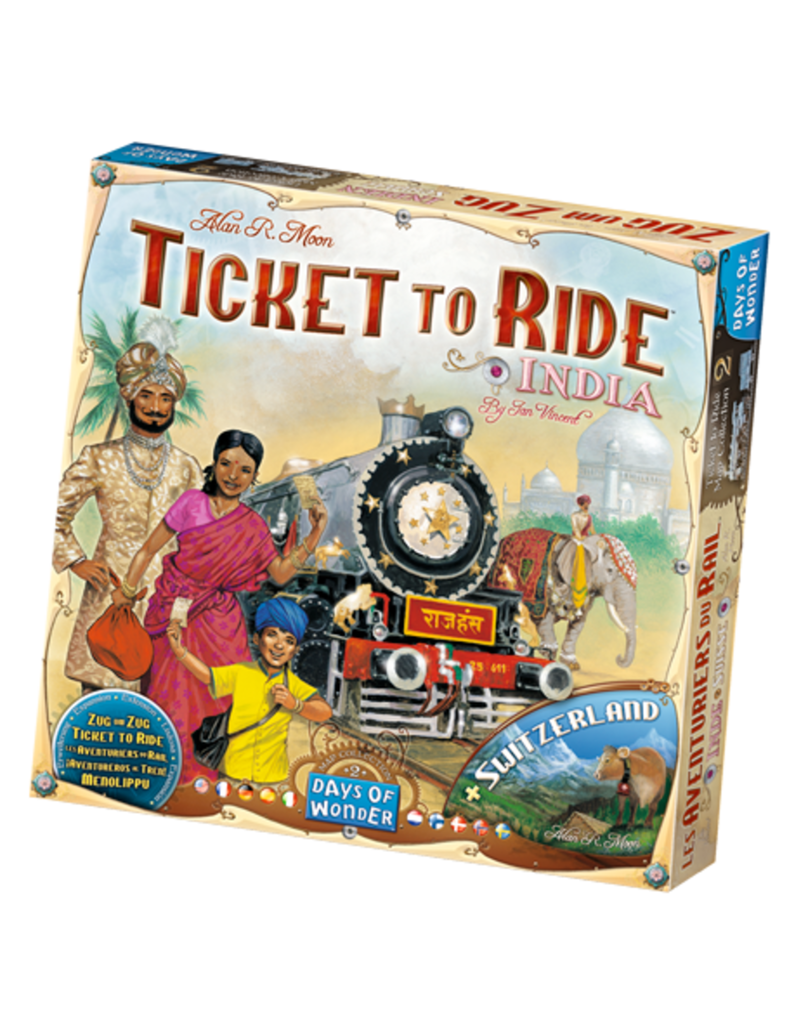 Days of Wonder Ticket to Ride: Map Collection Volume 2 - India + Switzerland