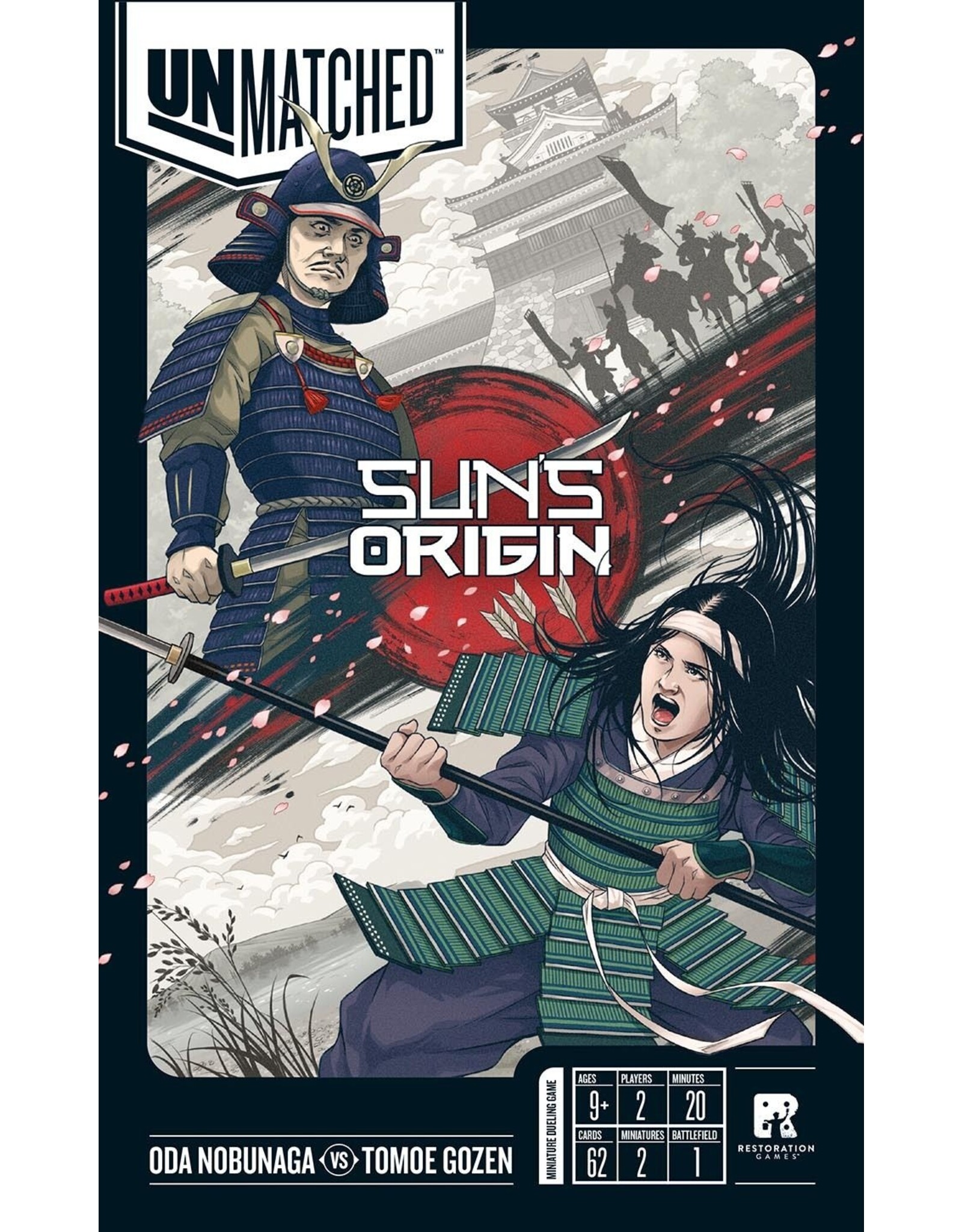 Restoration Games Unmatched: Suns Origin