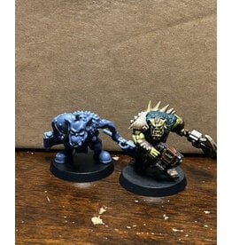 RRS 2052 RRS 3D printed Rogue Trader Era Ork Boyz for Warhammer 40K, Stargrave designed by Trollet