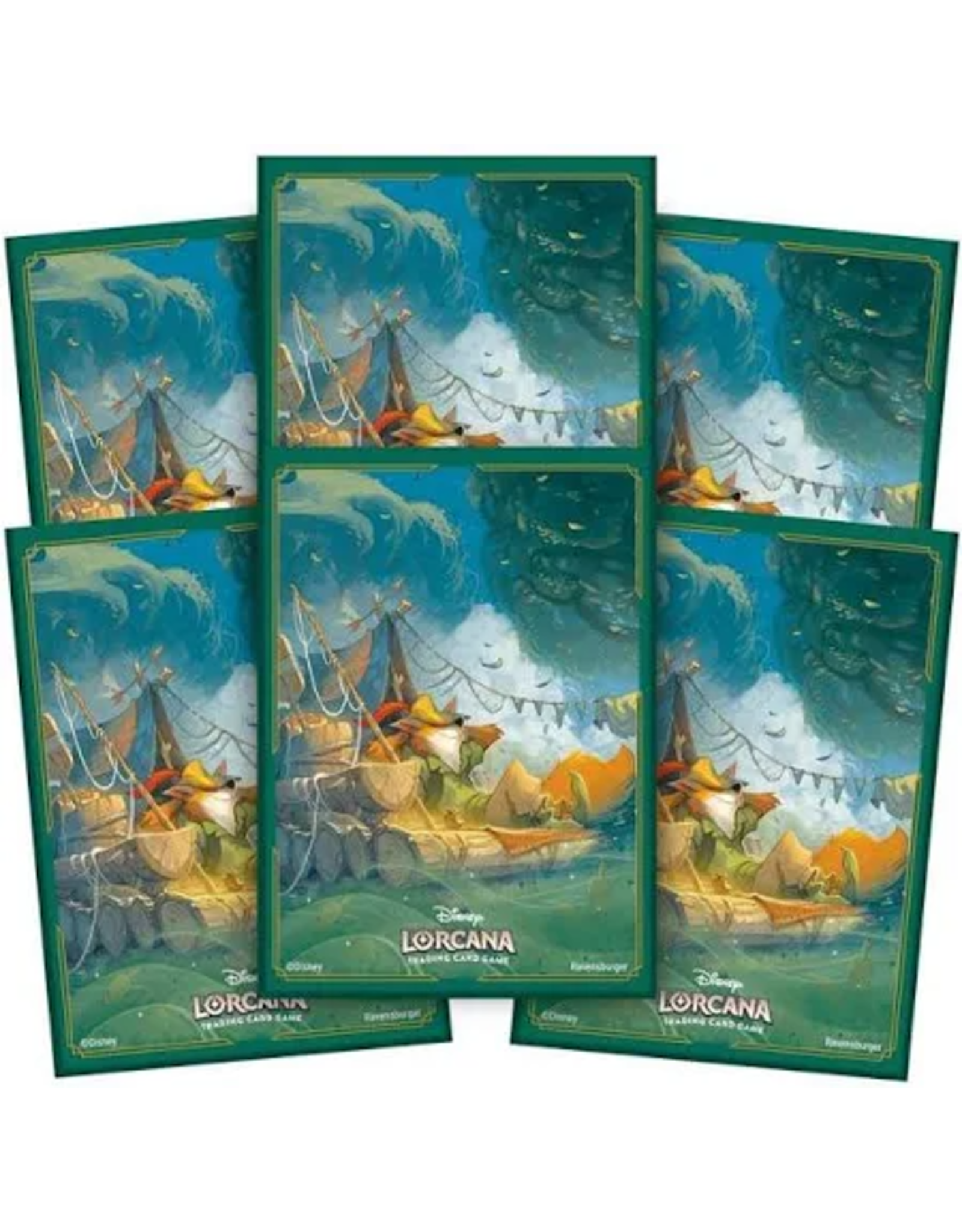 Ravensburger Disney Lorcana TCG: Into the Inklands Card Sleeves - Robin Hood