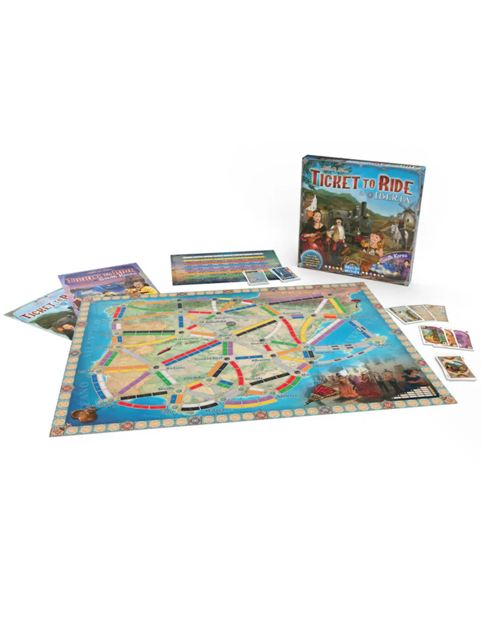 Days of Wonder Ticket To Ride: Iberia & South Korea