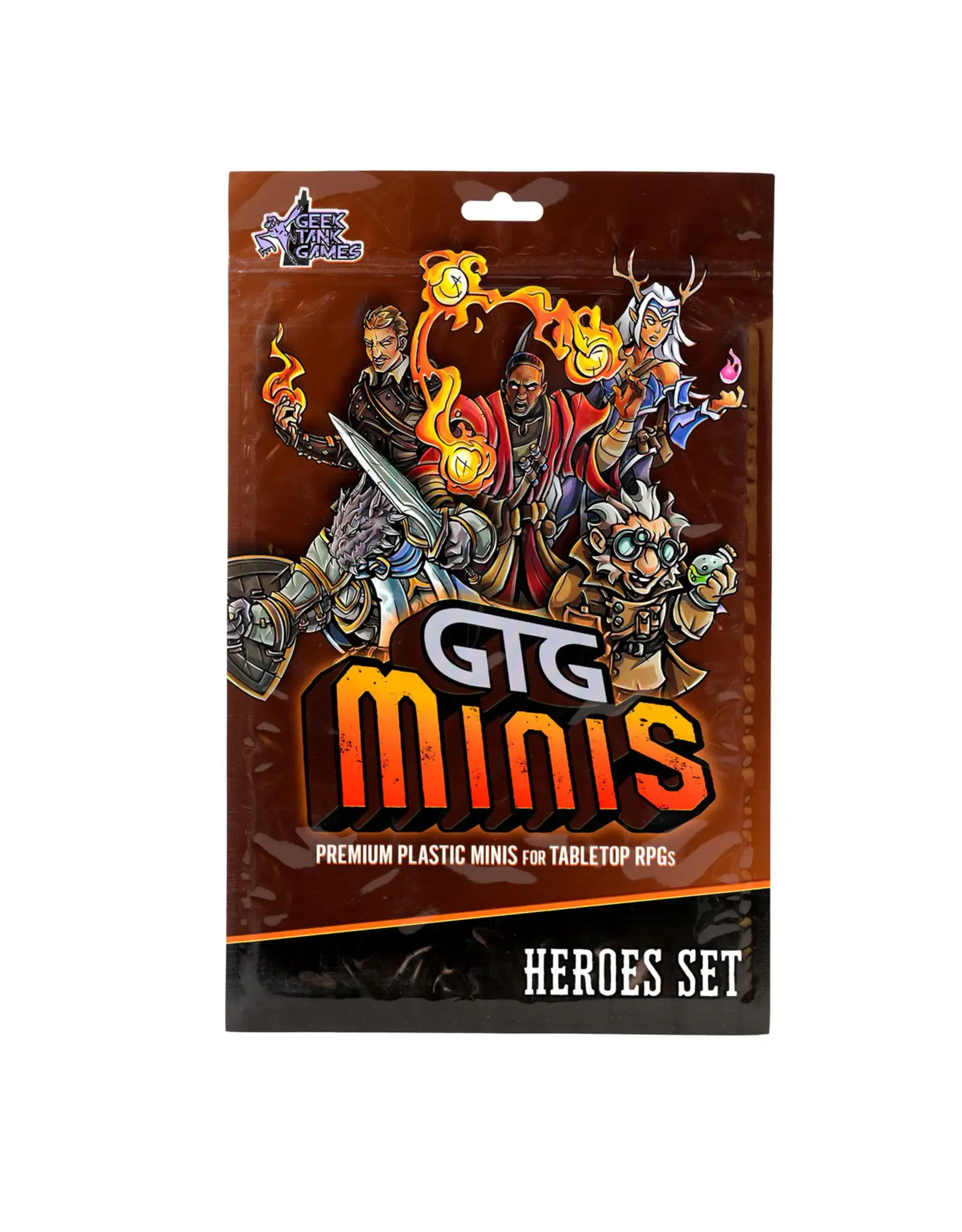 Geek Tank Games GTG Minis: Heroes Set (brown)