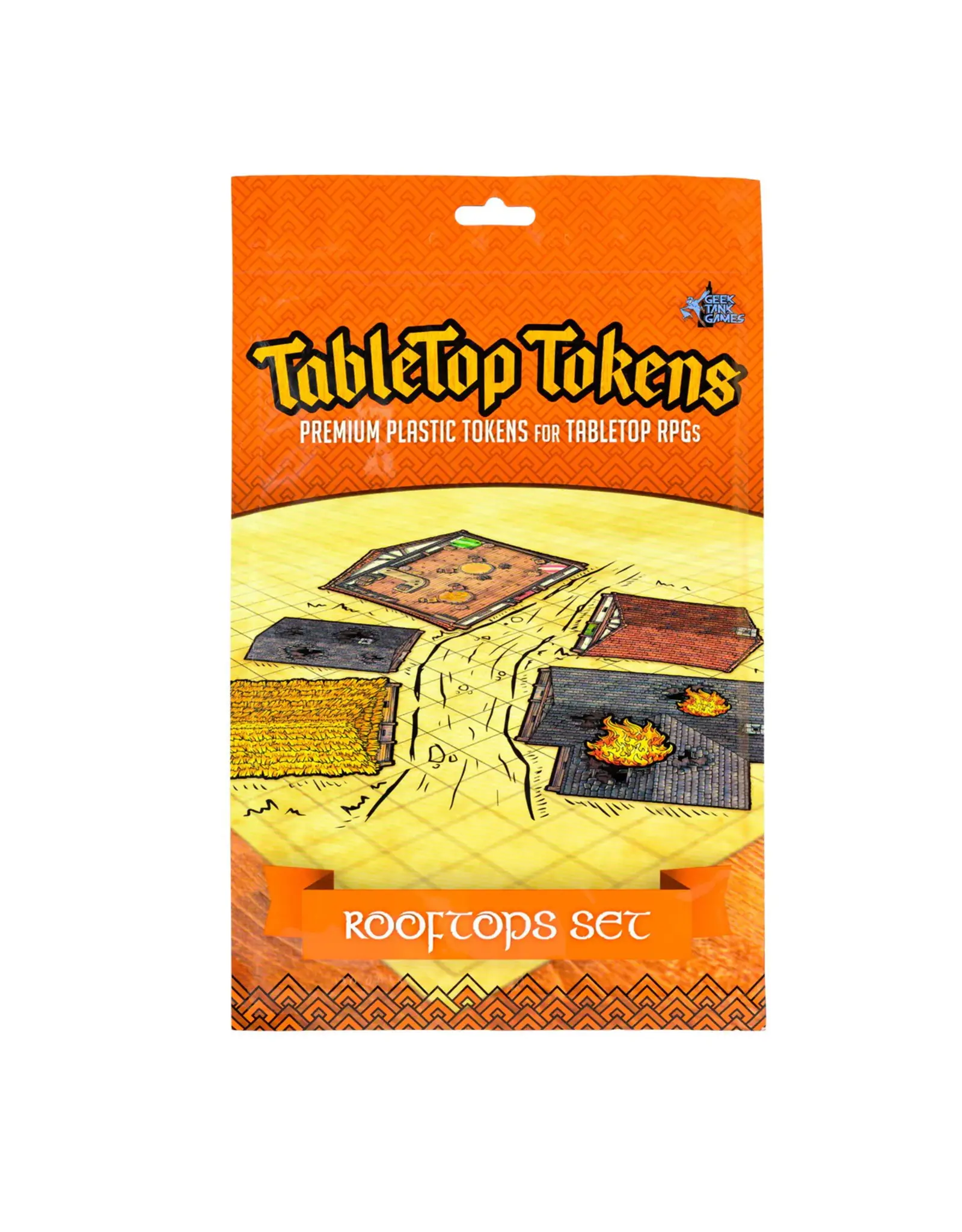 Geek Tank Games GTG Minis: Tabletop Tokens Rooftops Set