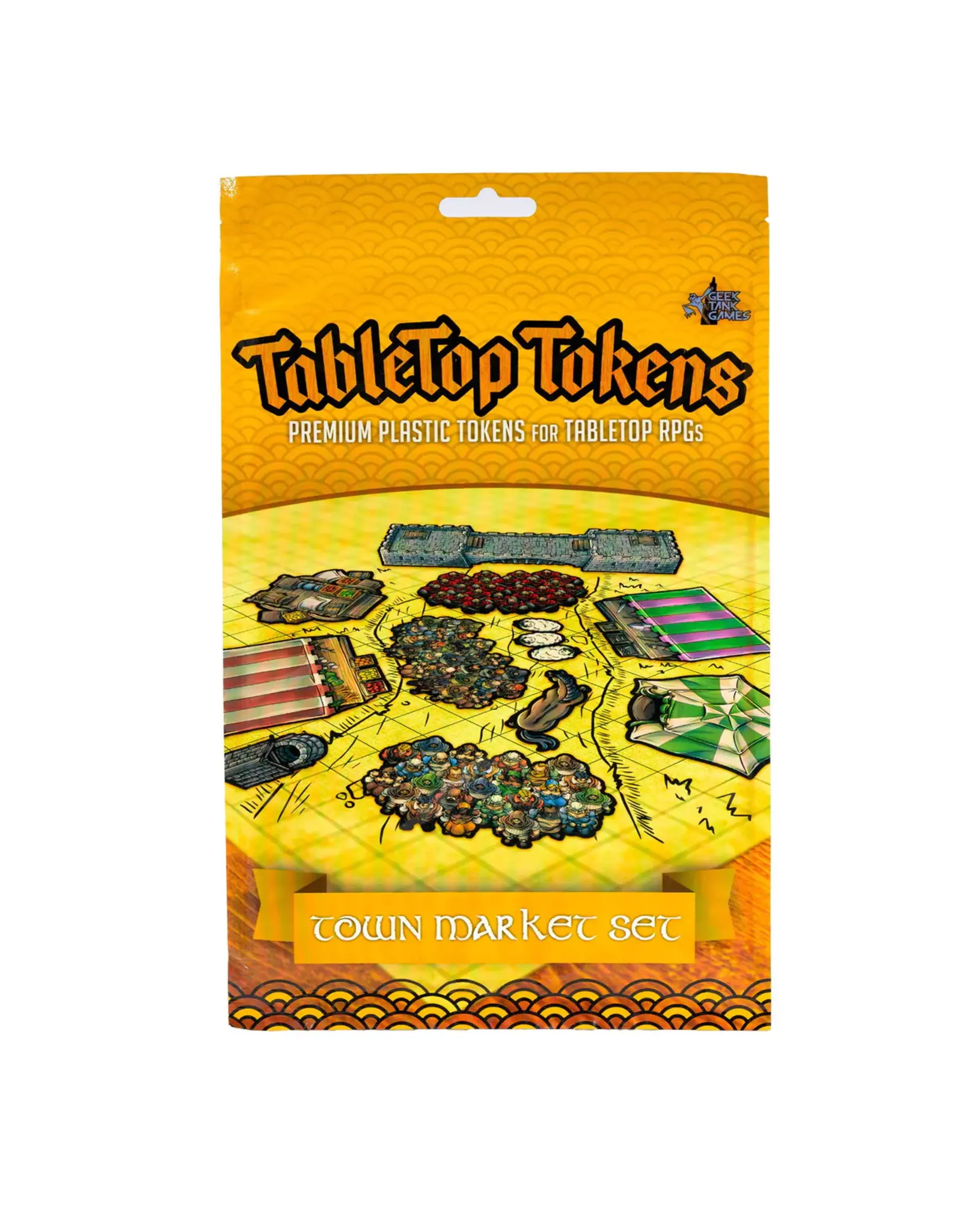 Geek Tank Games GTG Minis: Tabletop Tokens Town Market Set