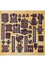Geek Tank Games GTG Minis: Tabletop Tokens Castle Siege Set