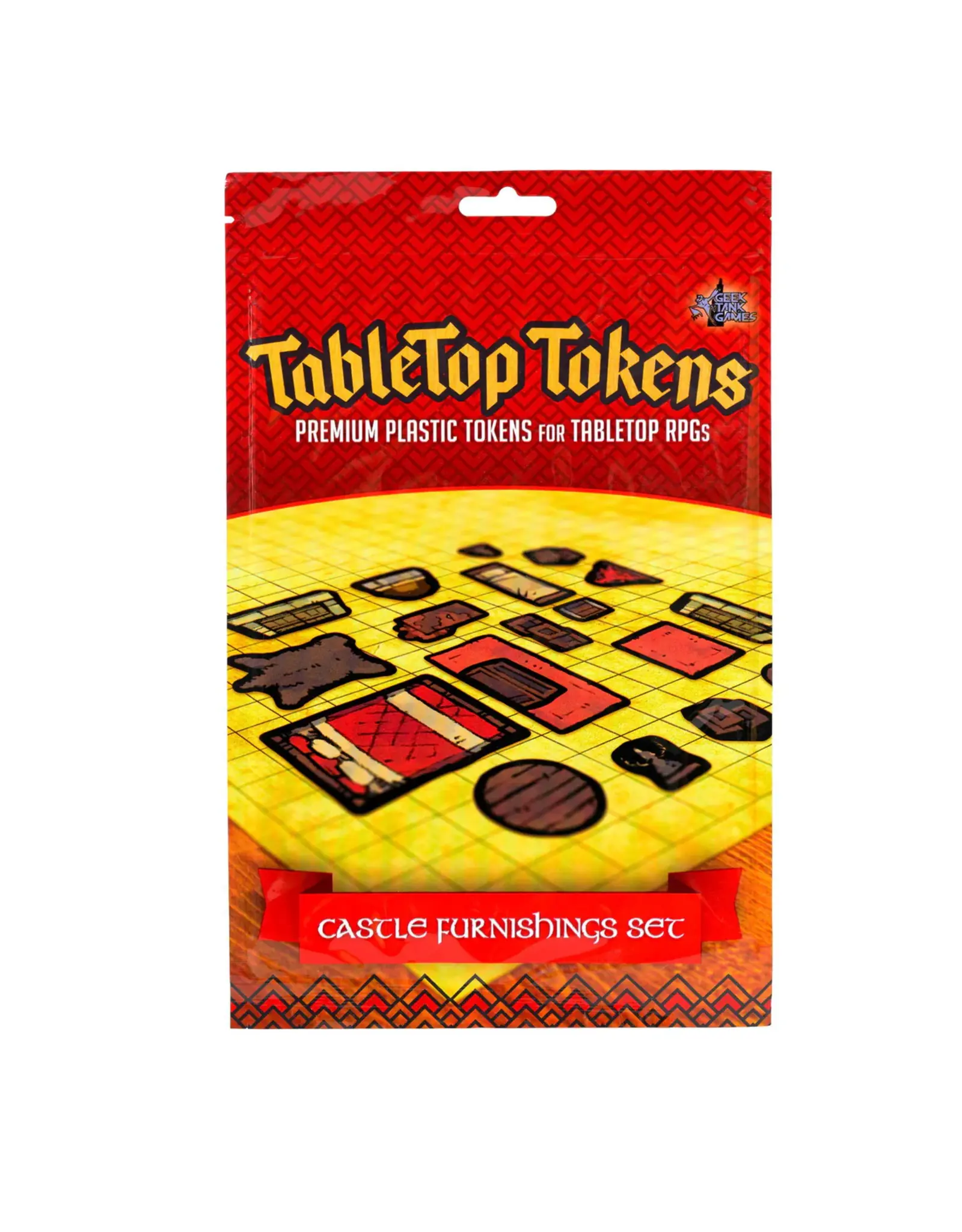 GTG Minis: Tabletop Tokens Castle Furniture Set