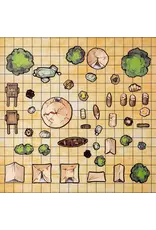 GTG Minis: Tabletop Tokens Camping Set