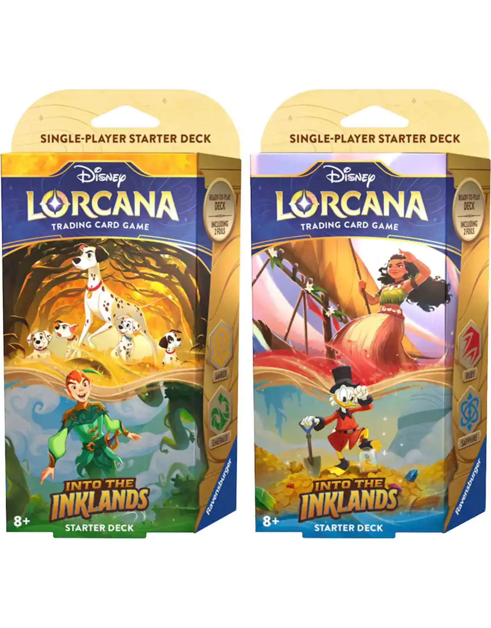 Ravensburger Disney Lorcana TCG: Into the Inklands Starter Deck Single