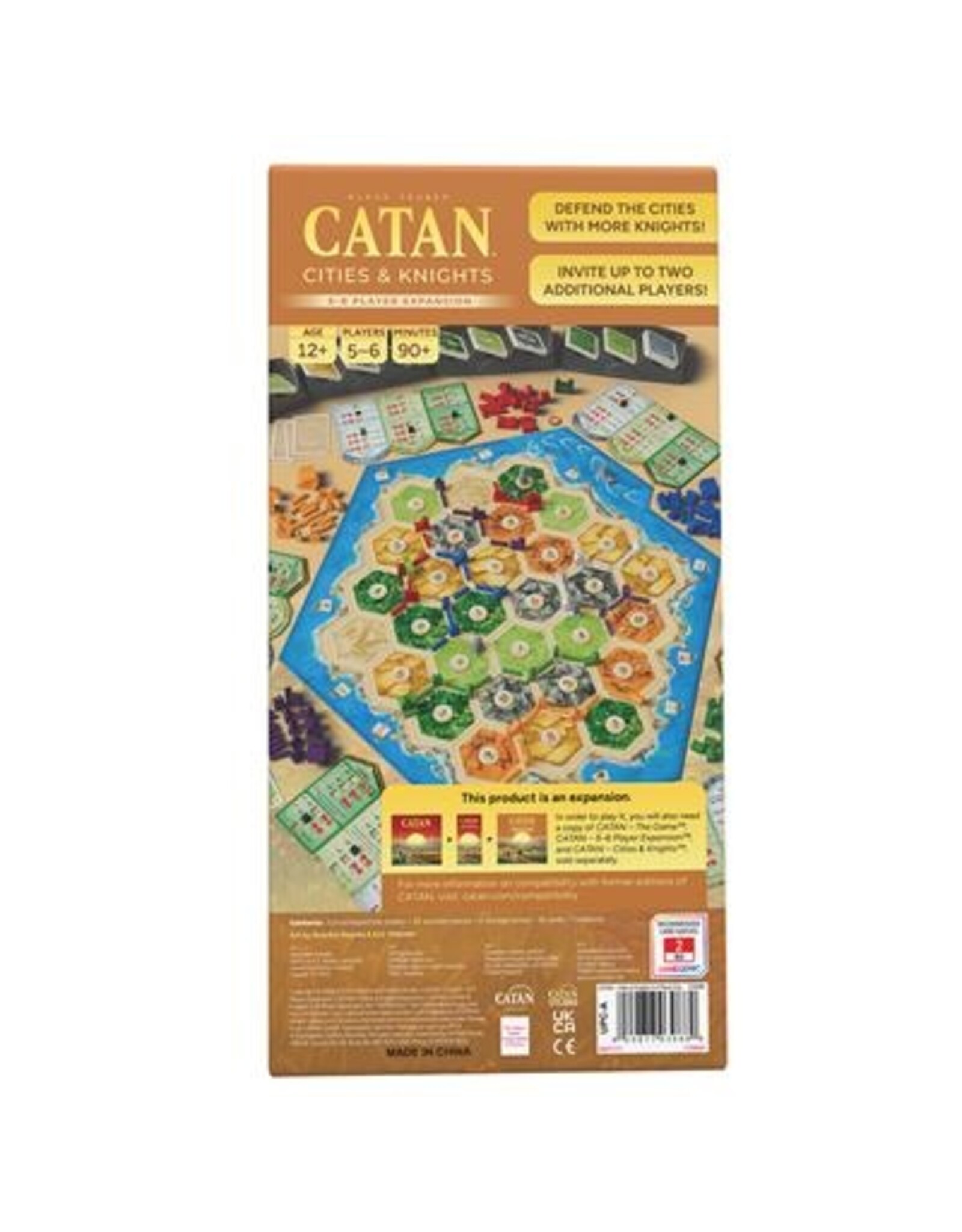 Catan Studios Catan: Cities & Knights: 5-6 Player Expansion (6E)