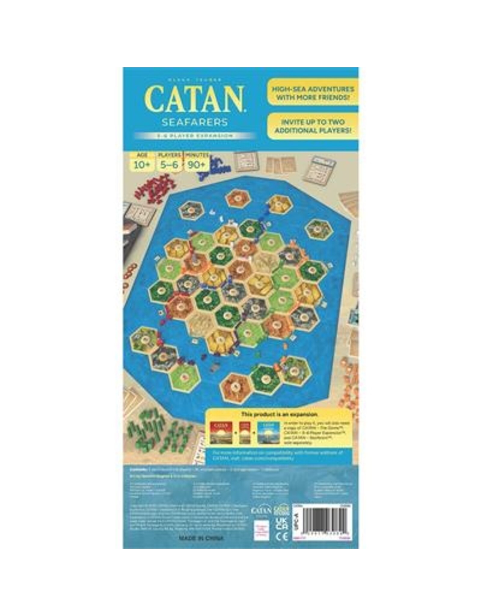 Catan Studios Catan: Seafarers: 5-6 Player Expansion (6E)