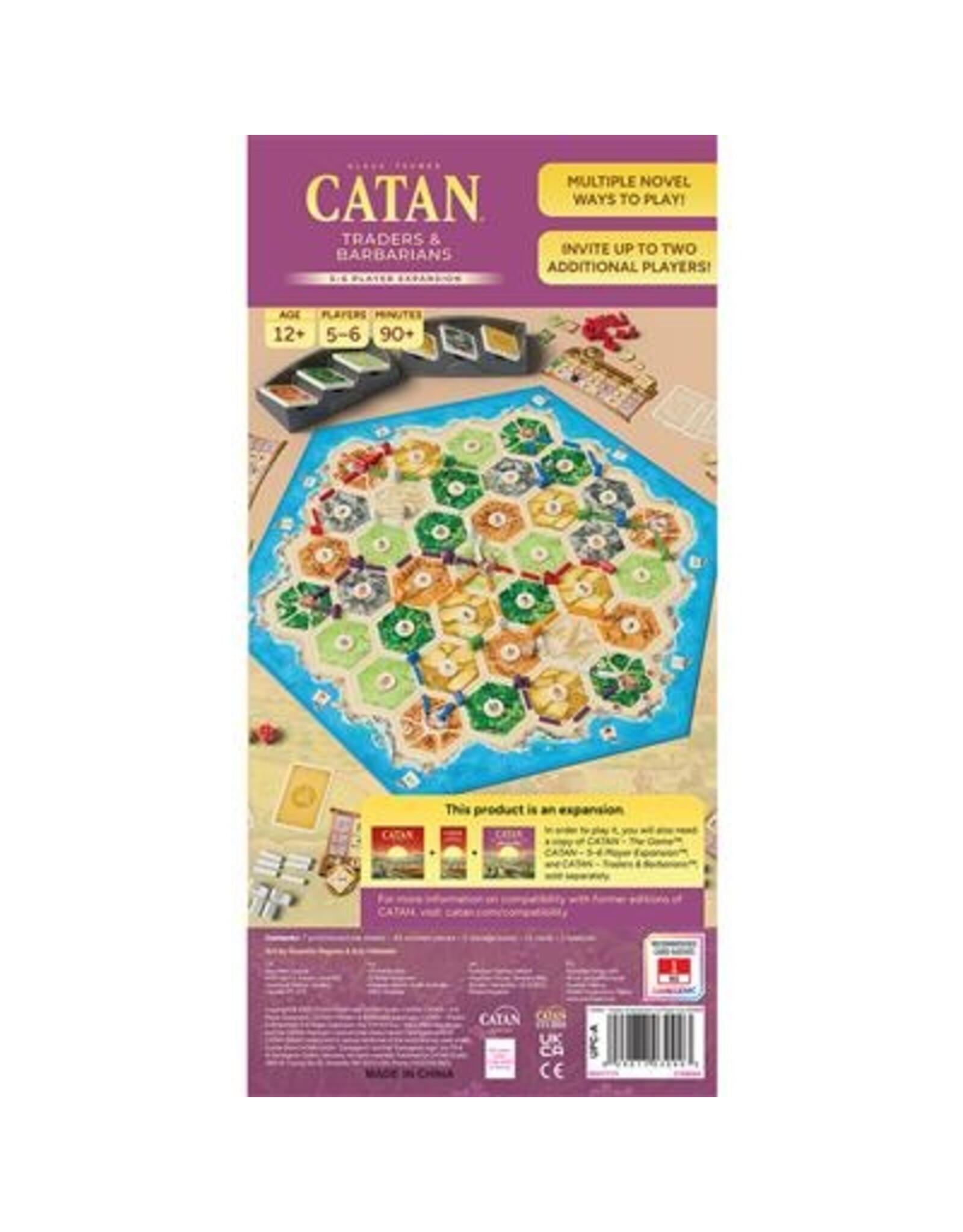 Catan Studios Catan: Traders & Barbarians 5-6 Player Expansion (6E)